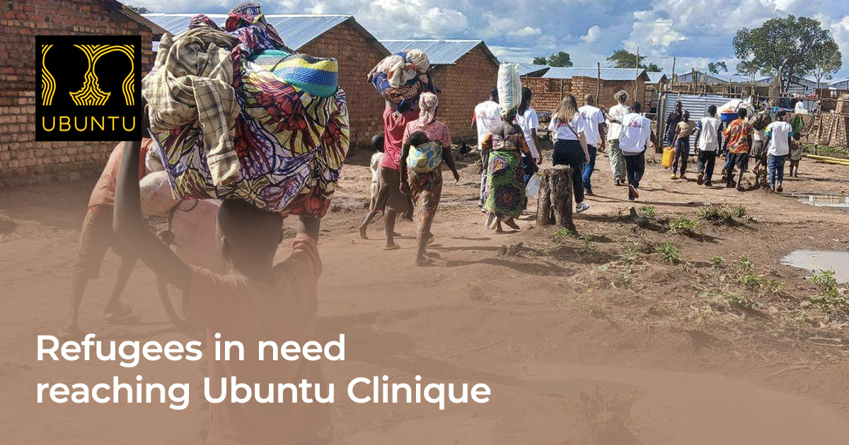 Desperate Refugees Reaching Ubuntu Clinique